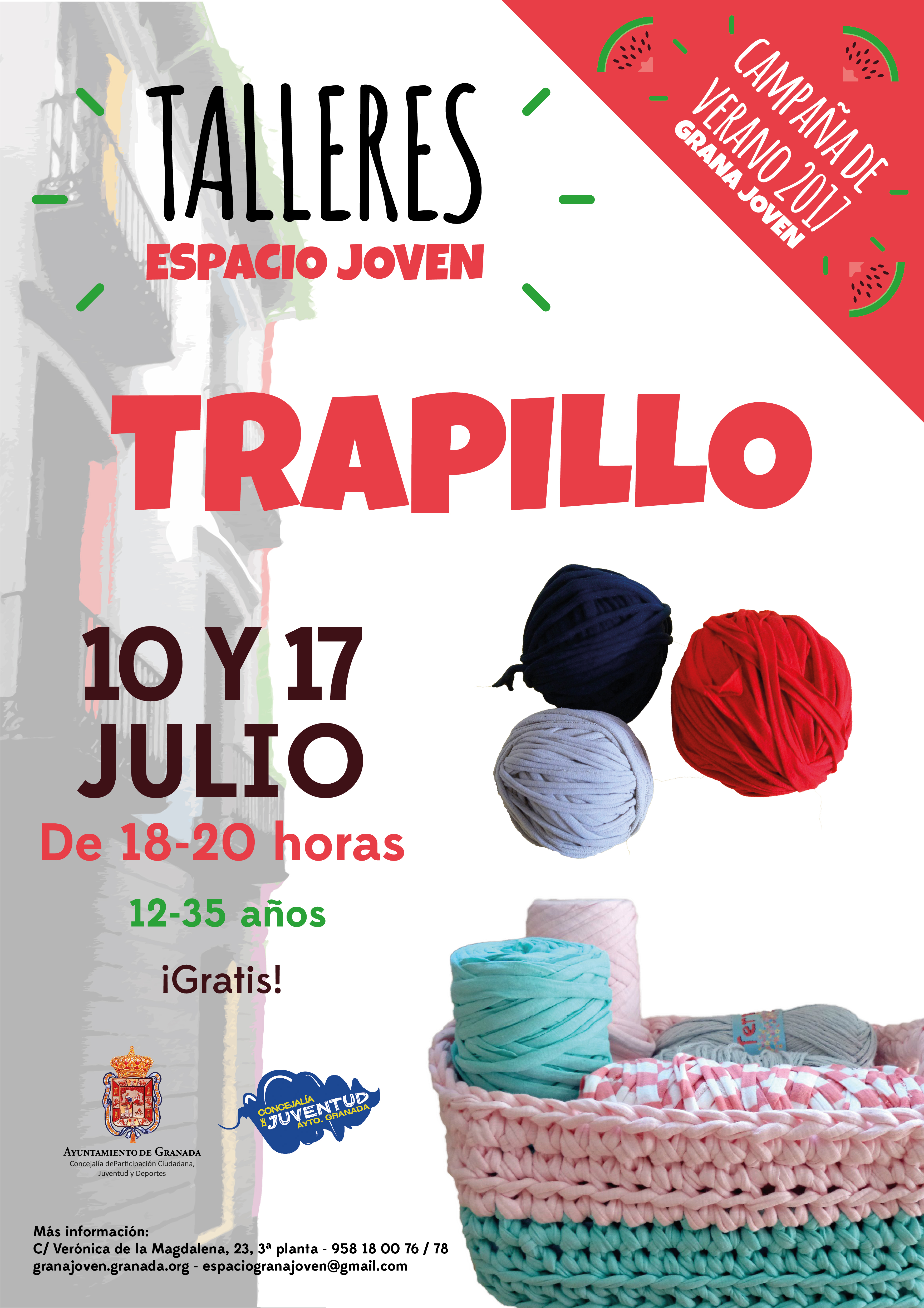 Verano en el Espacio Joven. Taller de TRAPILLO